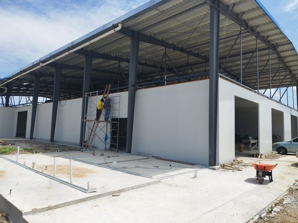 Ecuador Manta Multi-Temperature Cold Storage & 10T Flake Ice Machine Project for Food Processing
